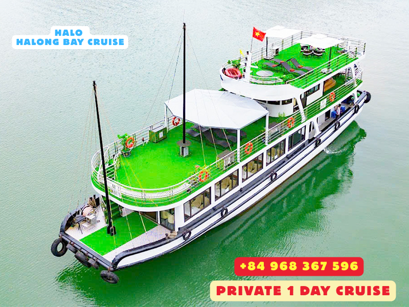 Halo Halong Bay Cruise - Private Day Tour - Create Your Stylist Experience (6-Hour Cruise) - THE BEST CHOICE.
